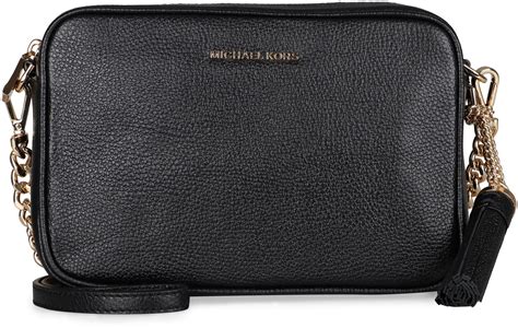 michael kors ginny leather crossbody bag